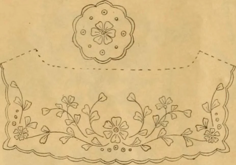 An illustration from Embroidery hints: Fall and Winter 1910, 1910, leaf 49