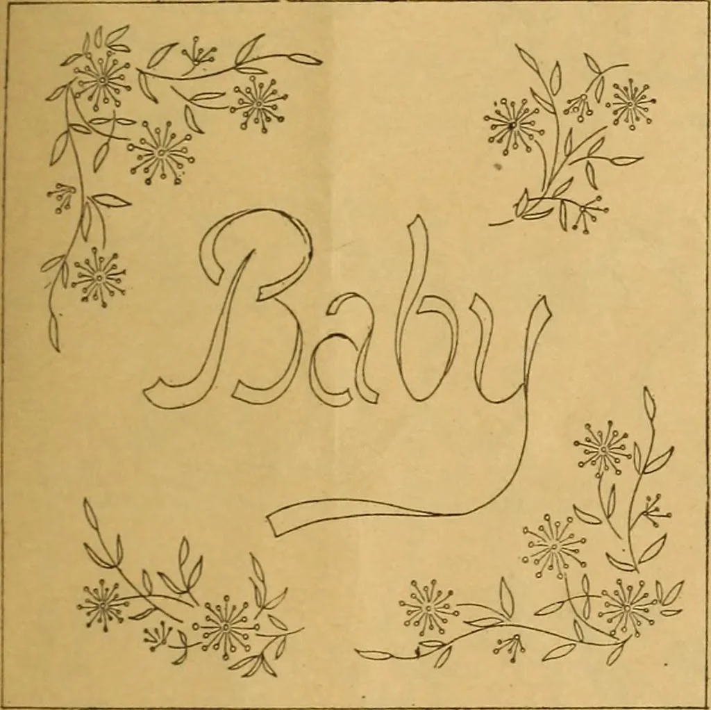 An illustration from Embroidery hints: Fall and Winter 1910, 1910, leaf 50