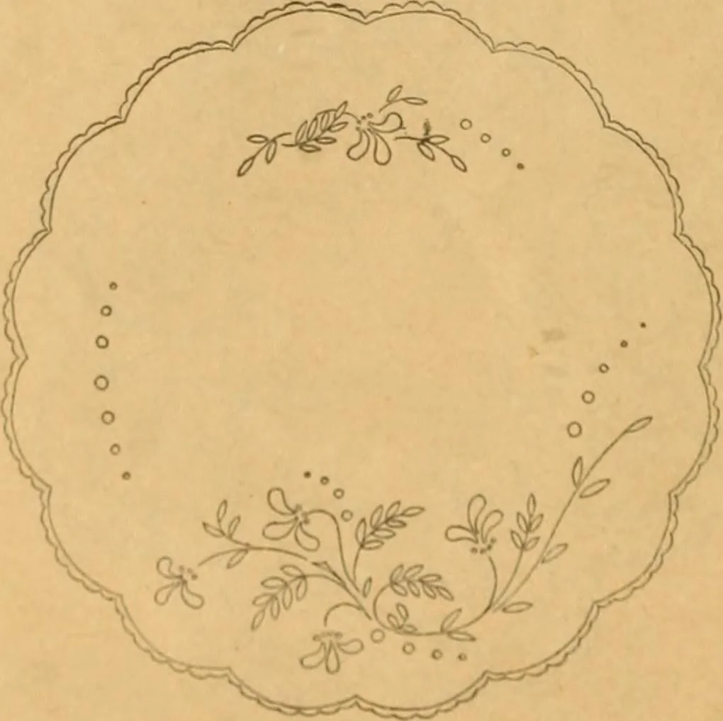 An illustration from Embroidery hints: Fall and Winter 1910, 1910, leaf 9