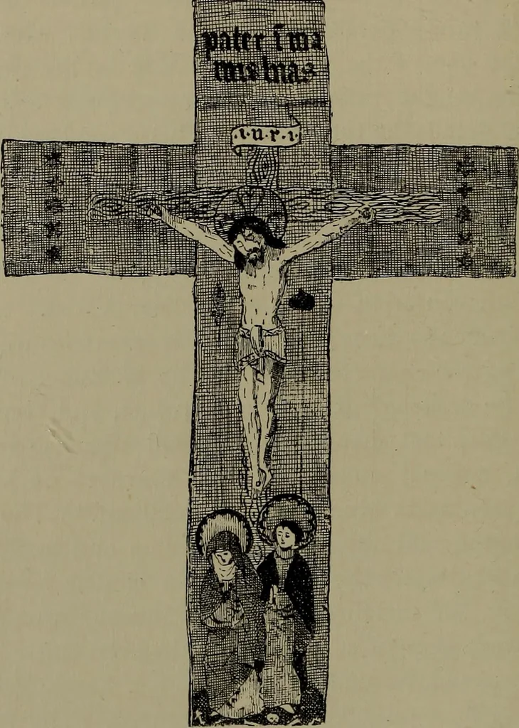 An illustration from Embroidery and lace: their manufacture and history from the remotest antiquity to the present day. A handbook for amateurs, collectors and general readers, 1888, leaf 109