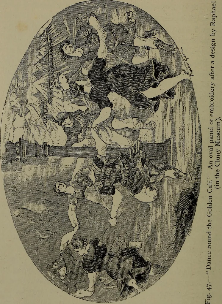 An illustration from Embroidery and lace: their manufacture and history from the remotest antiquity to the present day. A handbook for amateurs, collectors and general readers, 1888, leaf 125