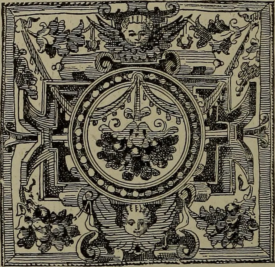 An illustration from Embroidery and lace: their manufacture and history from the remotest antiquity to the present day. A handbook for amateurs, collectors and general readers, 1888, leaf 127