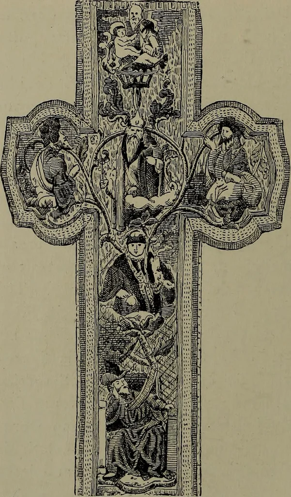 An illustration from Embroidery and lace: their manufacture and history from the remotest antiquity to the present day. A handbook for amateurs, collectors and general readers, 1888, leaf 137