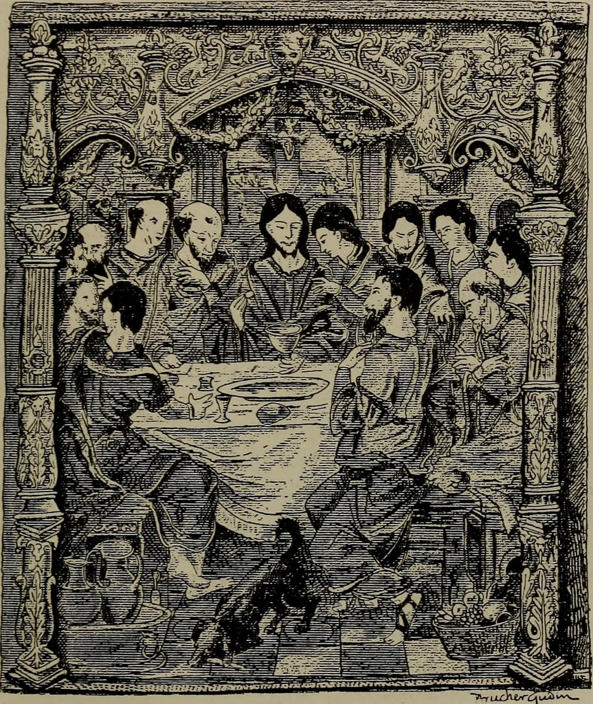 An illustration from Embroidery and lace: their manufacture and history from the remotest antiquity to the present day. A handbook for amateurs, collectors and general readers, 1888, leaf 138