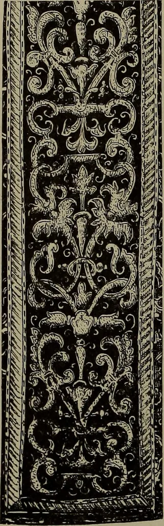 An illustration from Embroidery and lace: their manufacture and history from the remotest antiquity to the present day. A handbook for amateurs, collectors and general readers, 1888, leaf 139