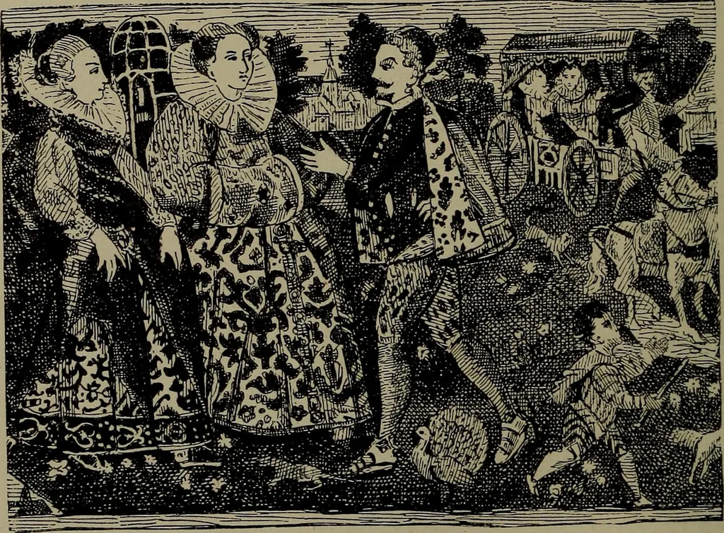 An illustration from Embroidery and lace: their manufacture and history from the remotest antiquity to the present day. A handbook for amateurs, collectors and general readers, 1888, leaf 145