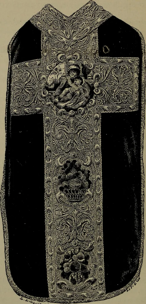 An illustration from Embroidery and lace: their manufacture and history from the remotest antiquity to the present day. A handbook for amateurs, collectors and general readers, 1888, leaf 151