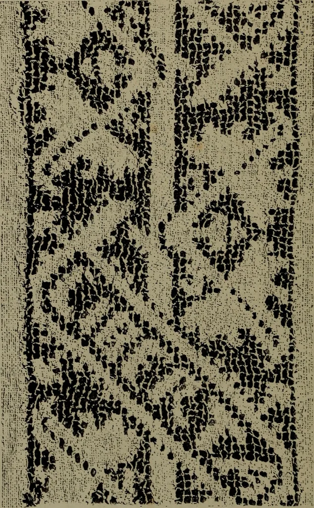 An illustration from Embroidery and lace: their manufacture and history from the remotest antiquity to the present day. A handbook for amateurs, collectors and general readers, 1888, leaf 189
