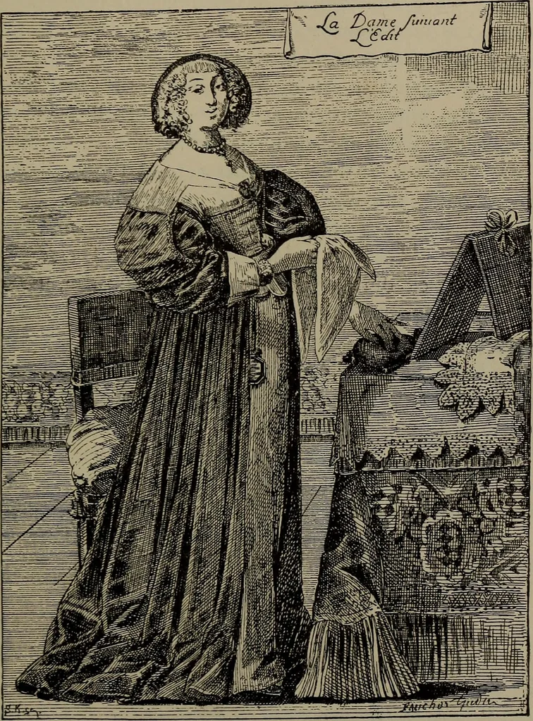 An illustration from Embroidery and lace: their manufacture and history from the remotest antiquity to the present day. A handbook for amateurs, collectors and general readers, 1888, leaf 218