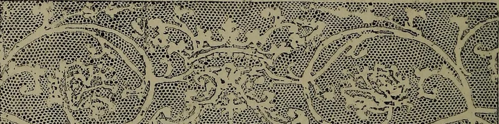 An illustration from Embroidery and lace: their manufacture and history from the remotest antiquity to the present day. A handbook for amateurs, collectors and general readers, 1888, leaf 303