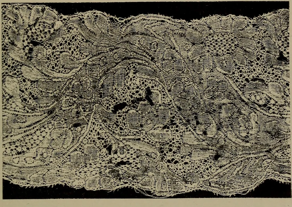 An illustration from Embroidery and lace: their manufacture and history from the remotest antiquity to the present day. A handbook for amateurs, collectors and general readers, 1888, leaf 304