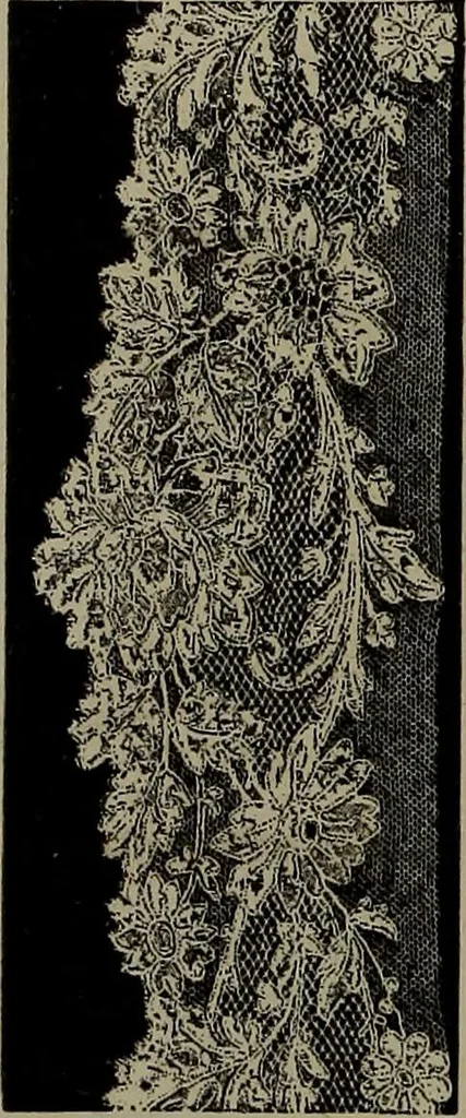 An illustration from Embroidery and lace: their manufacture and history from the remotest antiquity to the present day. A handbook for amateurs, collectors and general readers, 1888, leaf 311