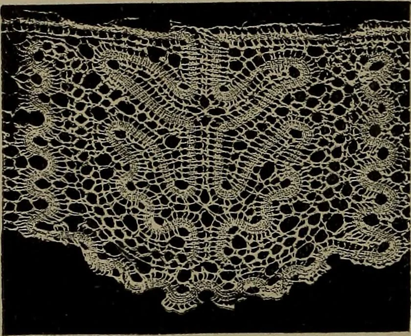 An illustration from Embroidery and lace: their manufacture and history from the remotest antiquity to the present day. A handbook for amateurs, collectors and general readers, 1888, leaf 331