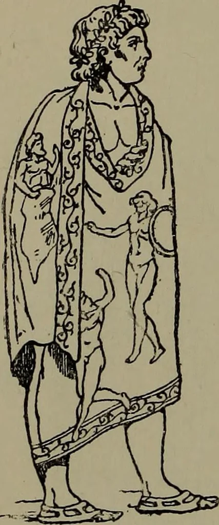 An illustration from Embroidery and lace: their manufacture and history from the remotest antiquity to the present day. A handbook for amateurs, collectors and general readers, 1888, leaf 47