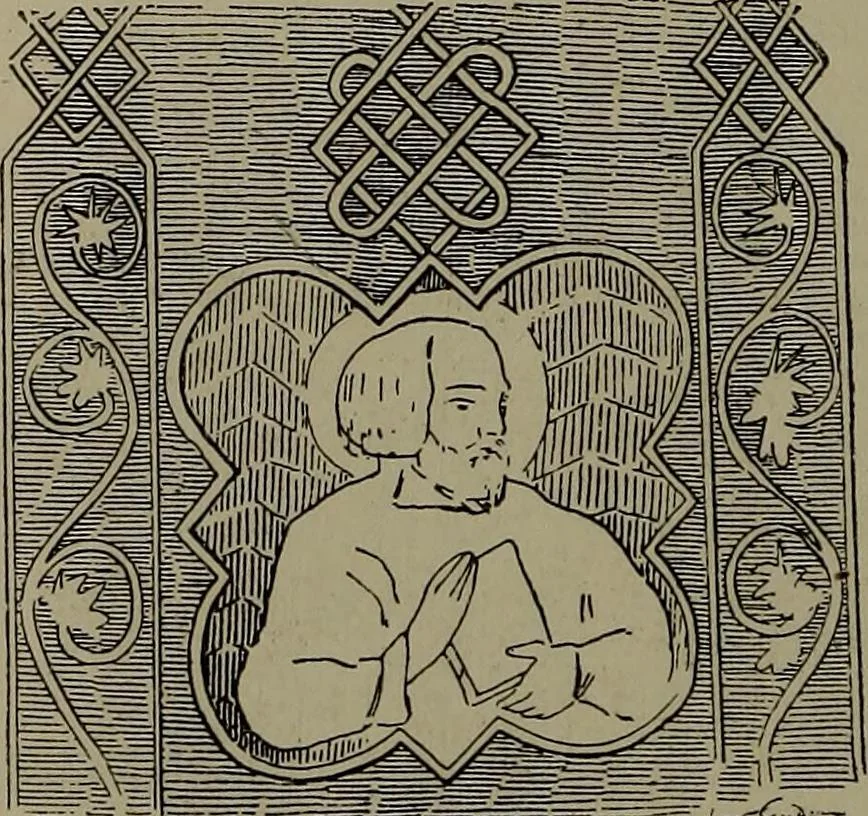 An illustration from Embroidery and lace: their manufacture and history from the remotest antiquity to the present day. A handbook for amateurs, collectors and general readers, 1888, leaf 95