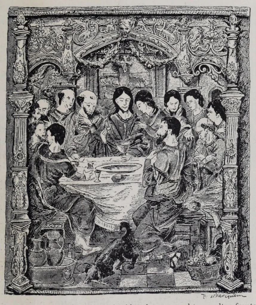 An illustration from Embroidery and lace: their manufacture and history from the remotest antiquity to the present day. A handbook for amateurs, collectors, and general readers, 1888, leaf 139