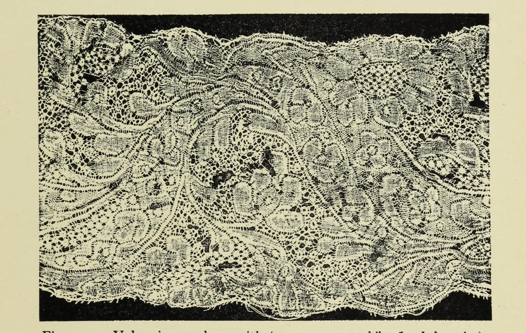 An illustration from Embroidery and lace : their manufacture and history, 1899, leaf 303