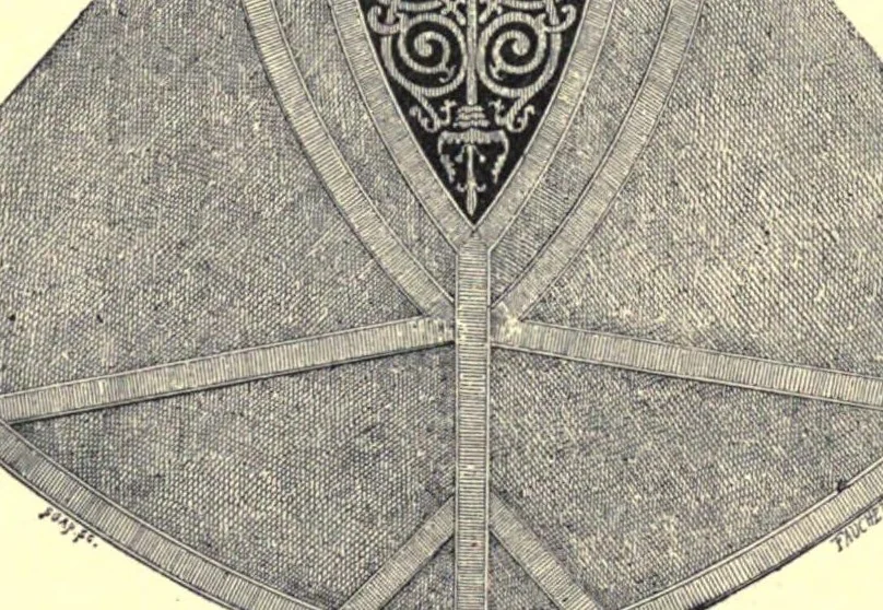 An illustration from Embroidery and lace; their manufacture and history from the remotest antiquity to the present day. A handbook for amateurs, collectors, and general readers, 1888, leaf 77