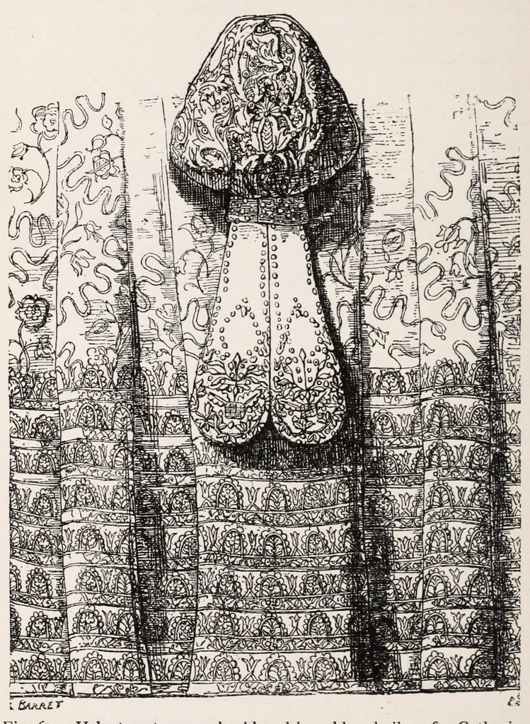 An illustration from Embroidery and lace; their manufacture and history, 1899, leaf 158