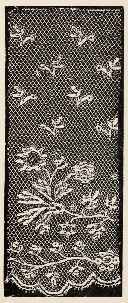 An illustration from Embroidery and lace; their manufacture and history, 1899, leaf 276