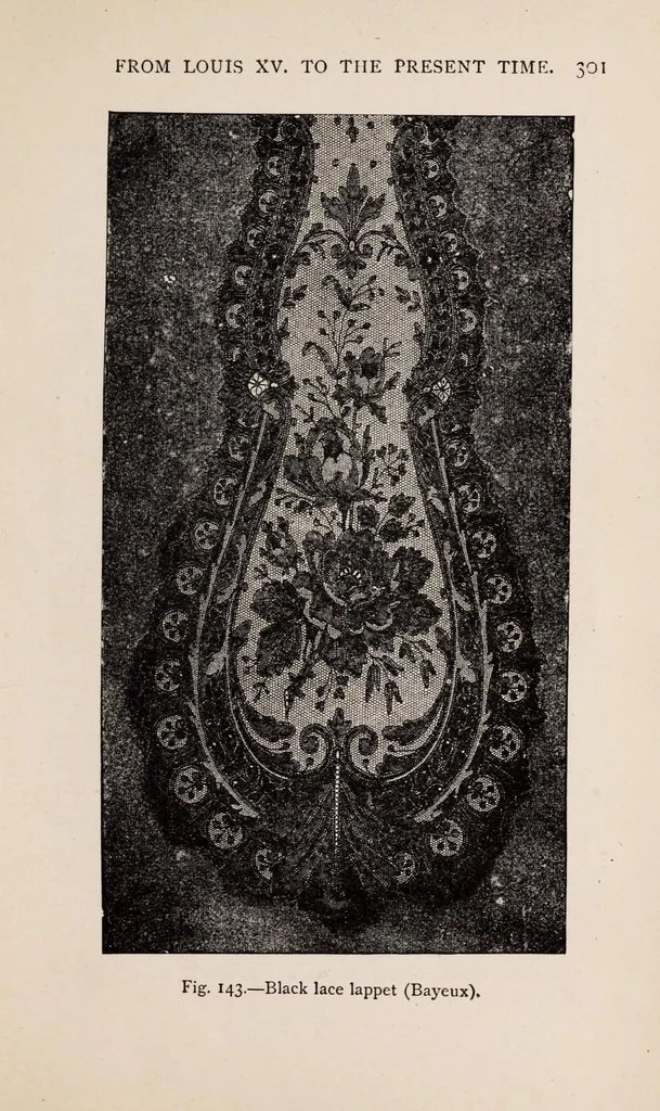 An illustration from Embroidery and lace; their manufacture and history, 1899, leaf 283