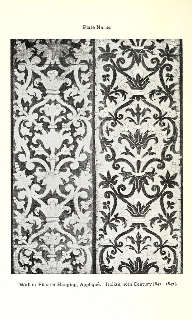 An illustration from Embroidery: or, The craft of the needle, 1907, leaf 106
