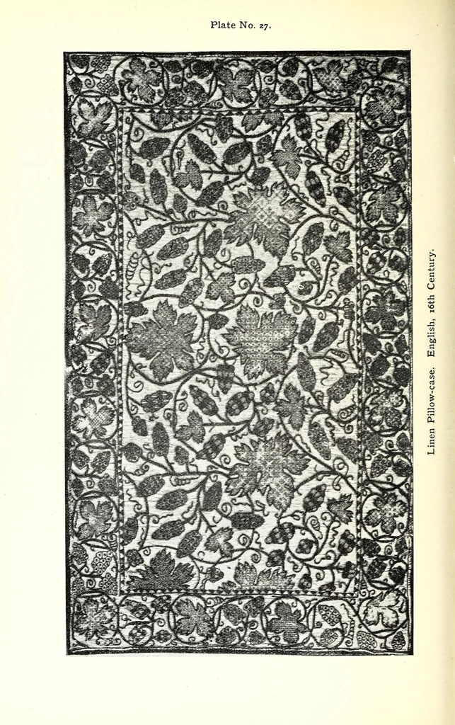 An illustration from Embroidery: or, The craft of the needle, 1907, leaf 160