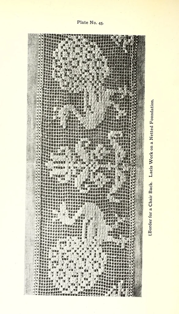 An illustration from Embroidery: or, The craft of the needle, 1907, leaf 214