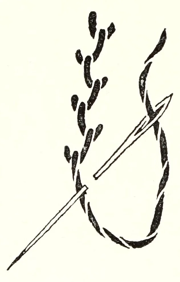 An illustration from Embroidery: or, The craft of the needle, 1907, leaf 298