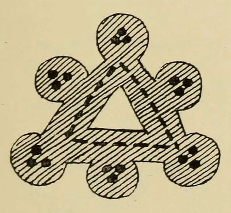 An illustration from An embroidery pattern book, 1917, leaf 121