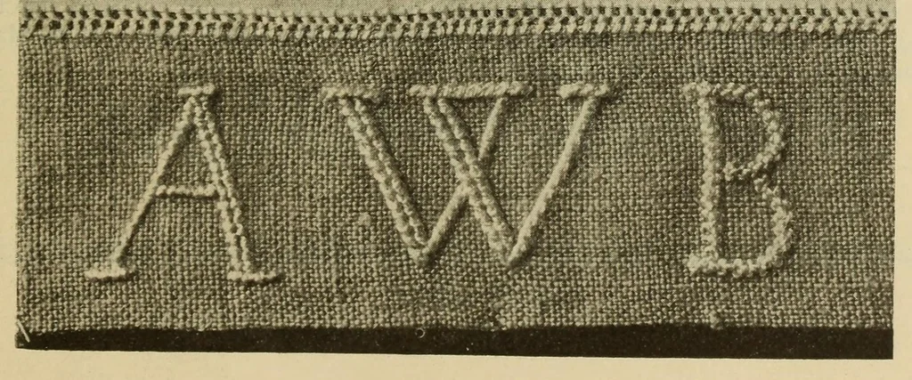 An illustration from An embroidery pattern book, 1917, leaf 157