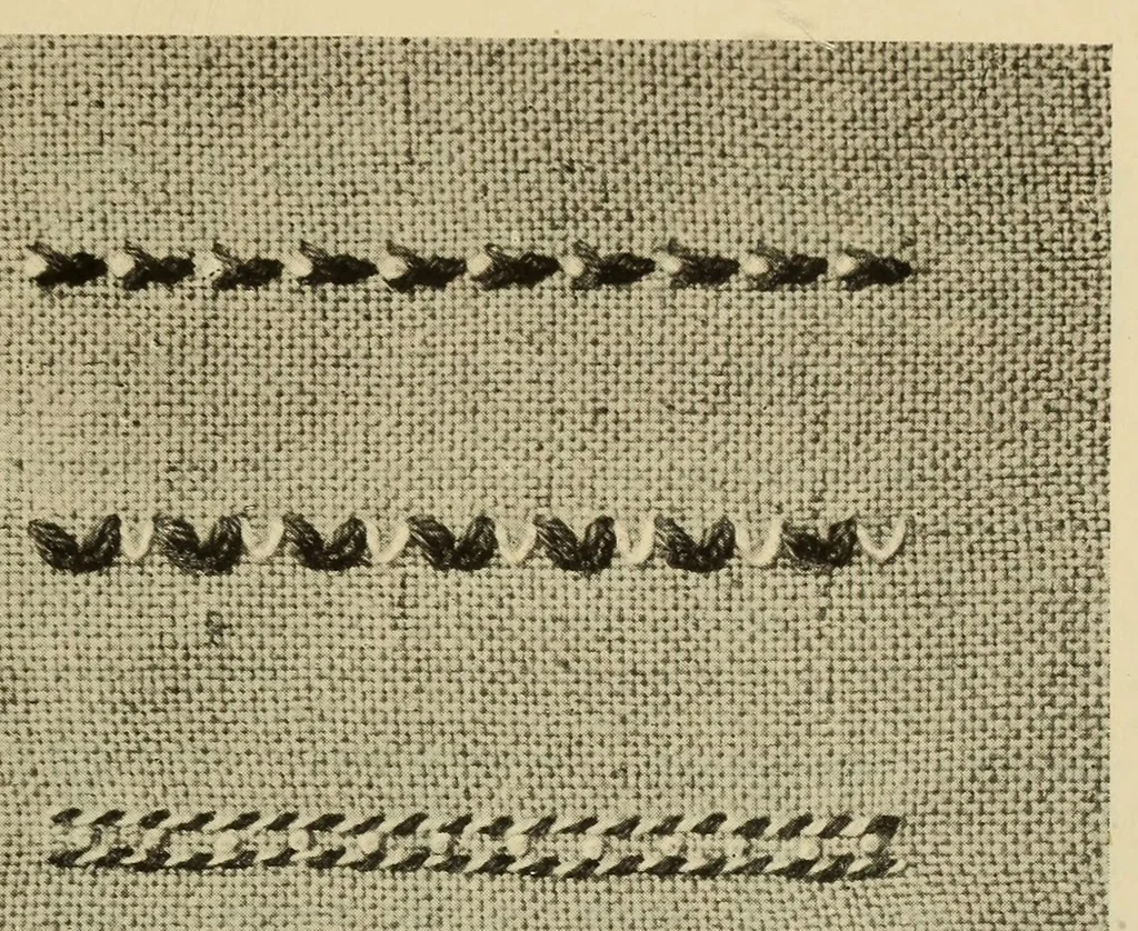 An illustration from An embroidery pattern book, 1917, leaf 51