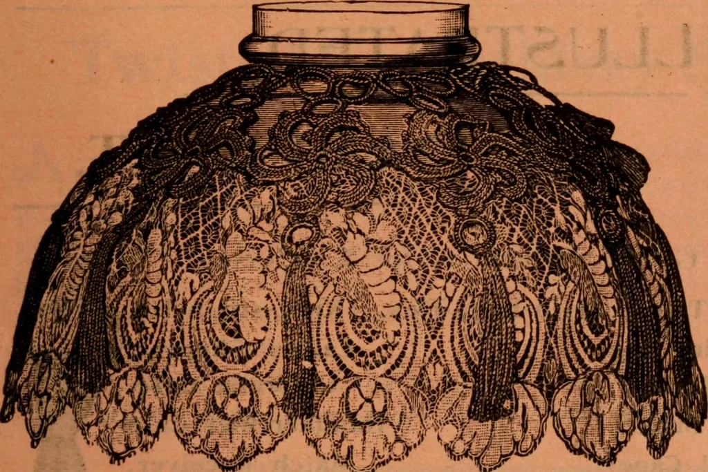 An illustration from Embroidery silks, 1900, leaf 3