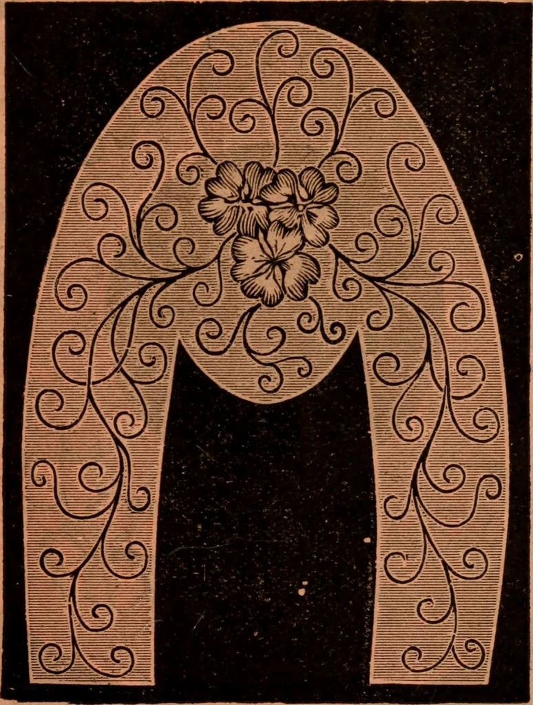 An illustration from Embroidery silks, 1900, leaf 35