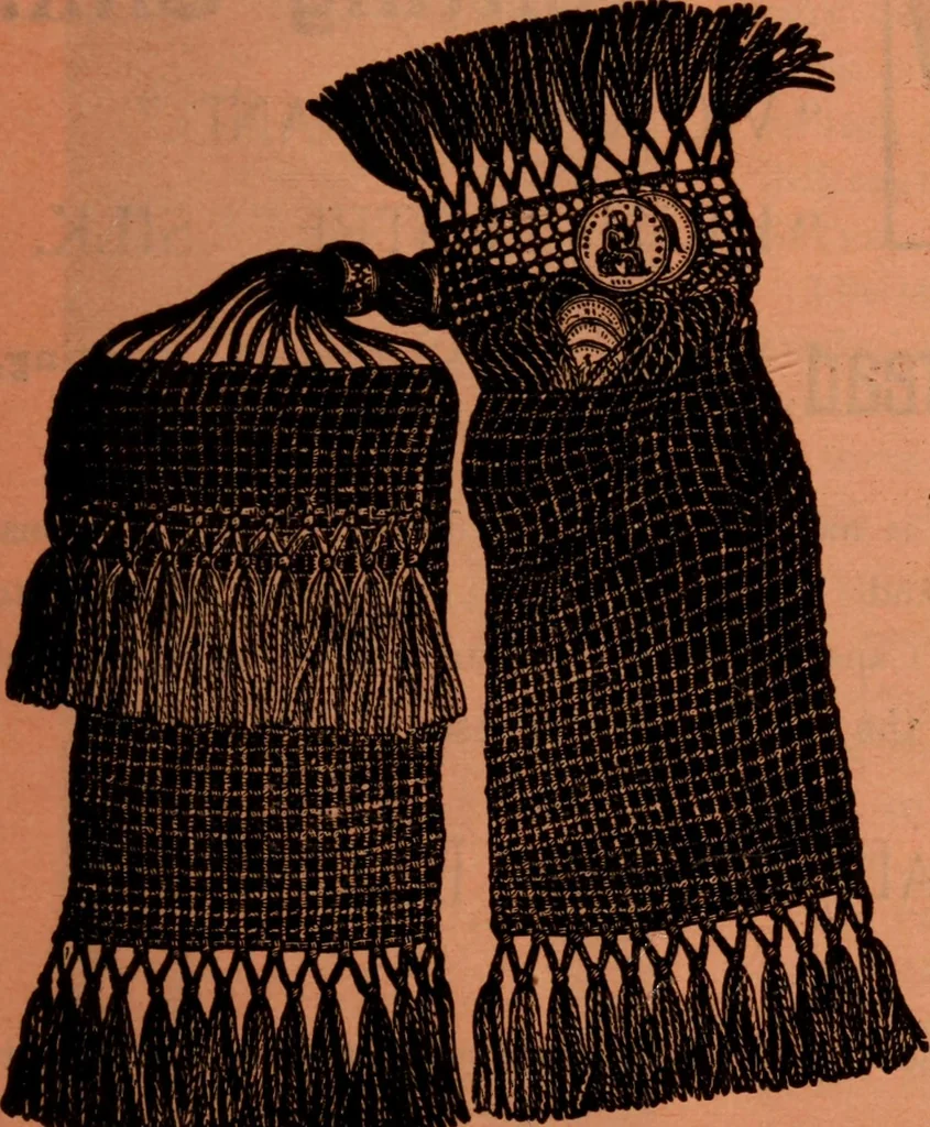 An illustration from Embroidery silks, 1900, leaf 9