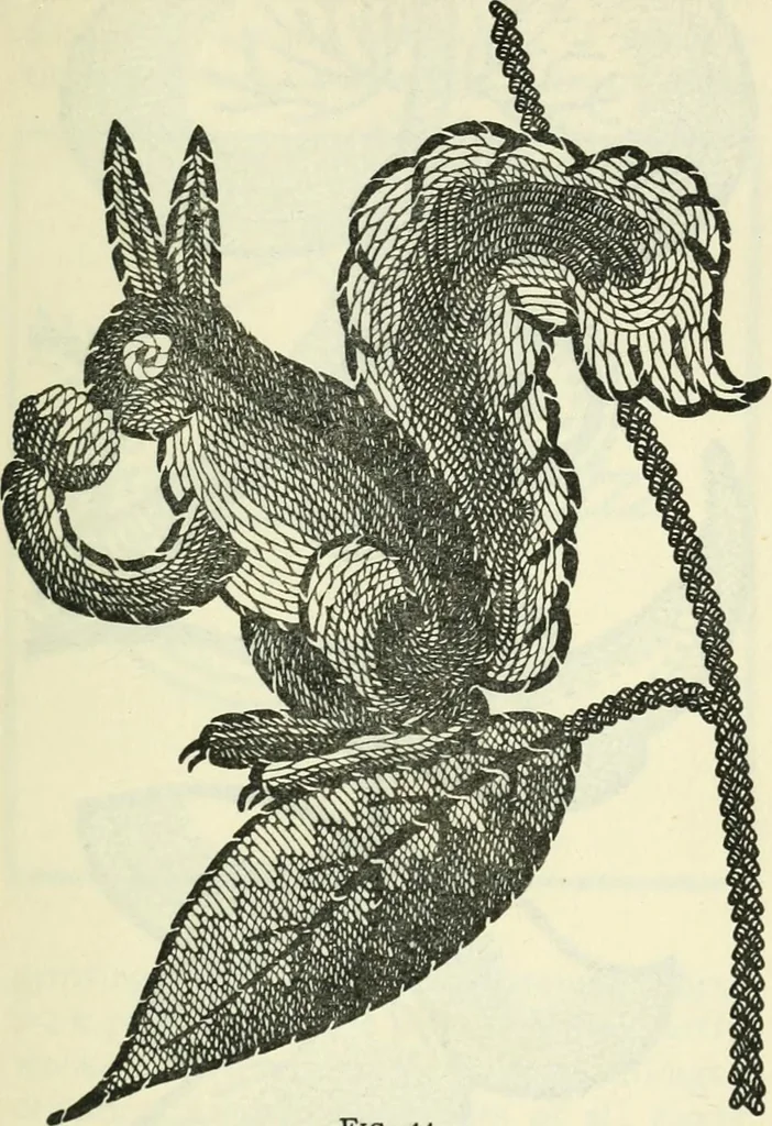 An illustration from Embroidery and tapestry weaving : a practical text-book of design and workmanship, 1912, leaf 106