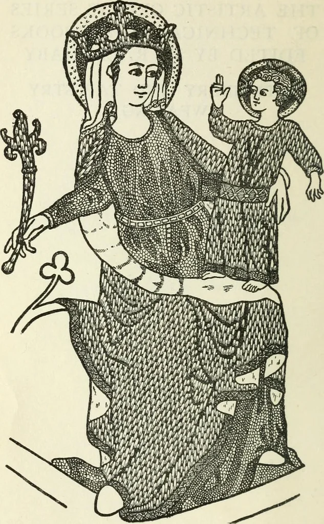 An illustration from Embroidery and tapestry weaving : a practical text-book of design and workmanship, 1912, leaf 11