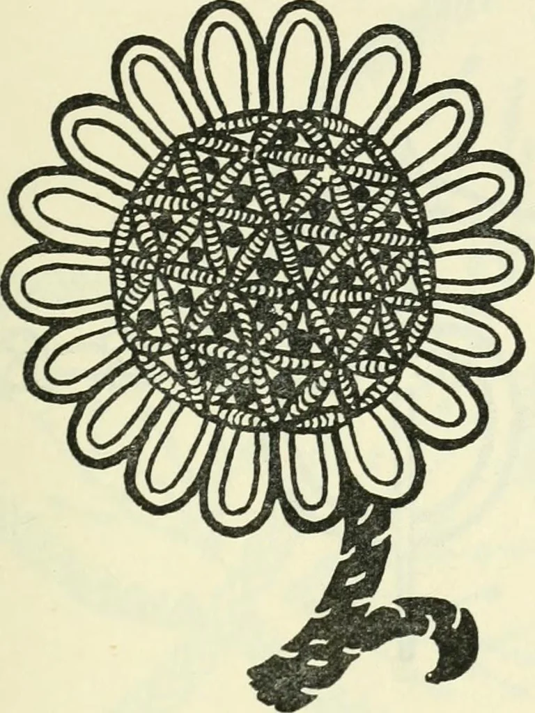 An illustration from Embroidery and tapestry weaving : a practical text-book of design and workmanship, 1912, leaf 126