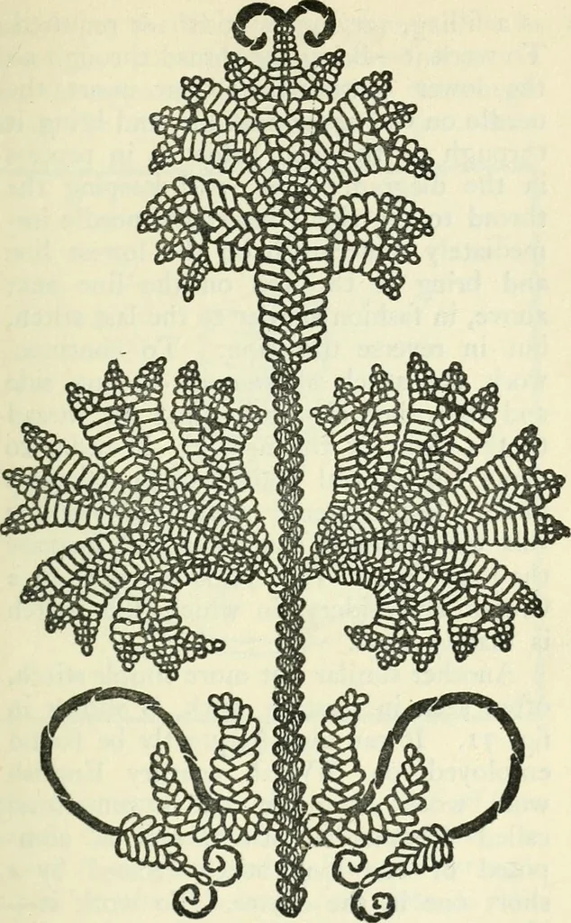 An illustration from Embroidery and tapestry weaving : a practical text-book of design and workmanship, 1912, leaf 138