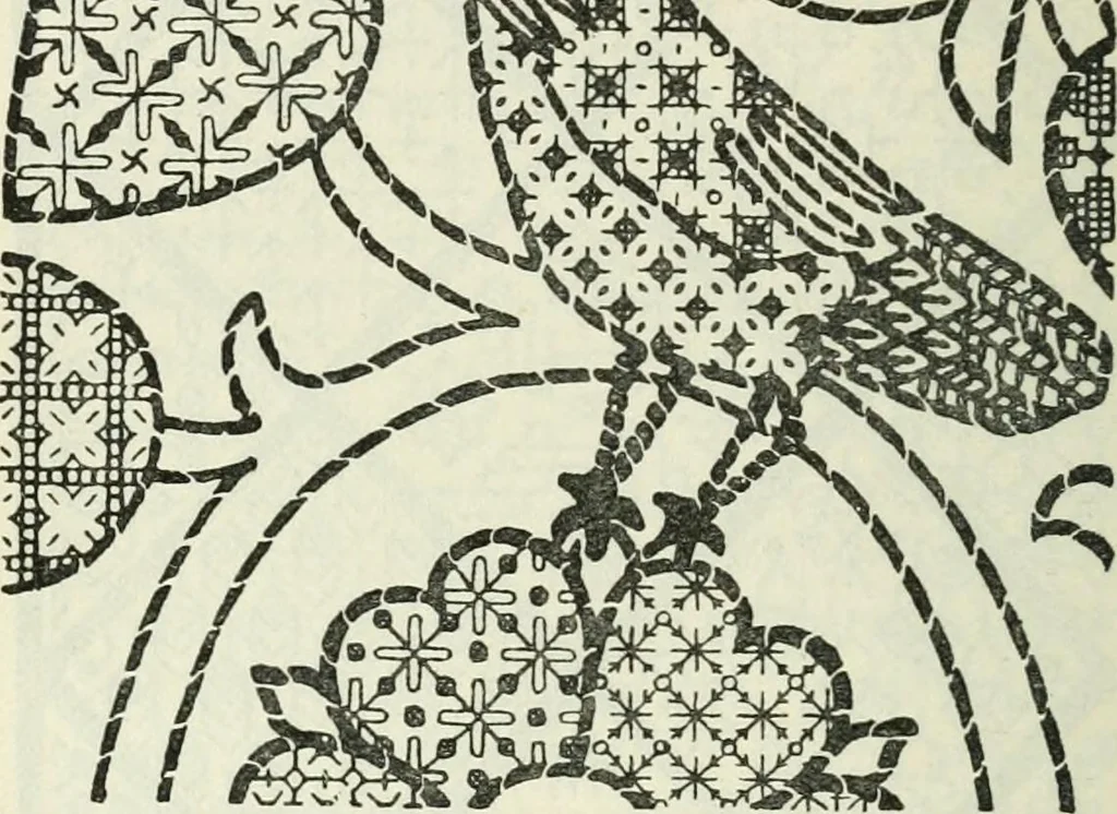 An illustration from Embroidery and tapestry weaving : a practical text-book of design and workmanship, 1912, leaf 209