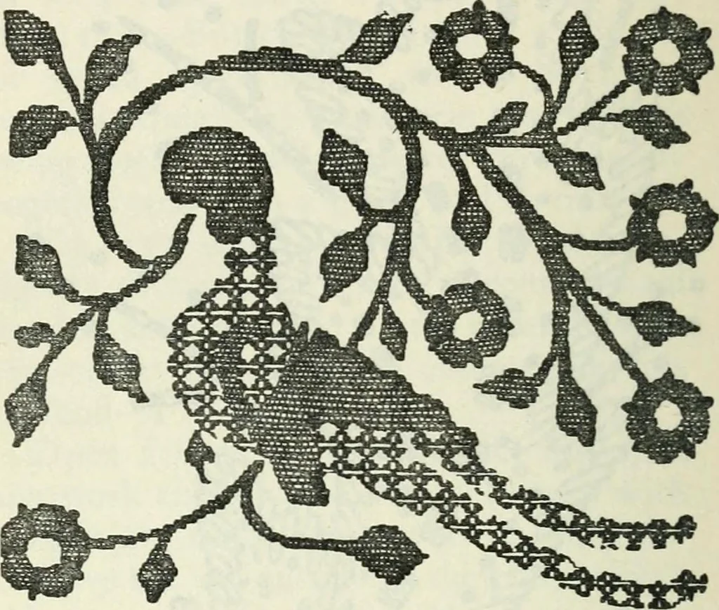 An illustration from Embroidery and tapestry weaving : a practical text-book of design and workmanship, 1912, leaf 213