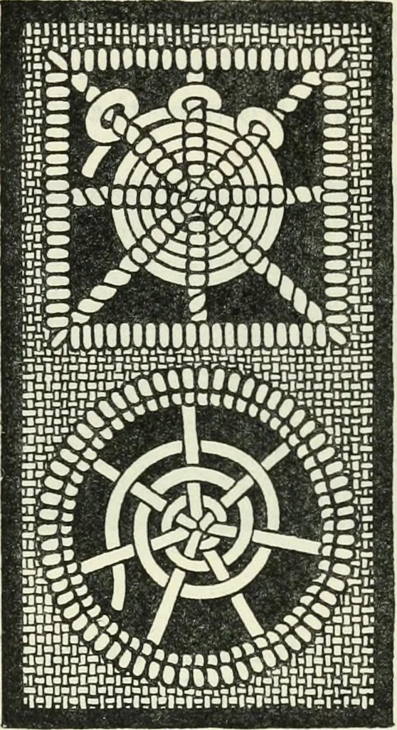 An illustration from Embroidery and tapestry weaving : a practical text-book of design and workmanship, 1912, leaf 223