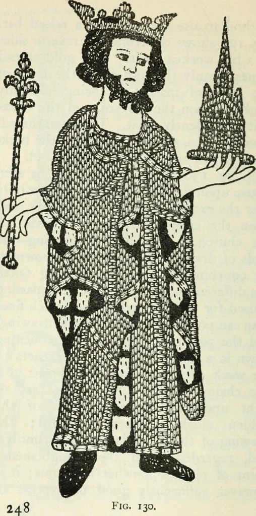 An illustration from Embroidery and tapestry weaving : a practical text-book of design and workmanship, 1912, leaf 251