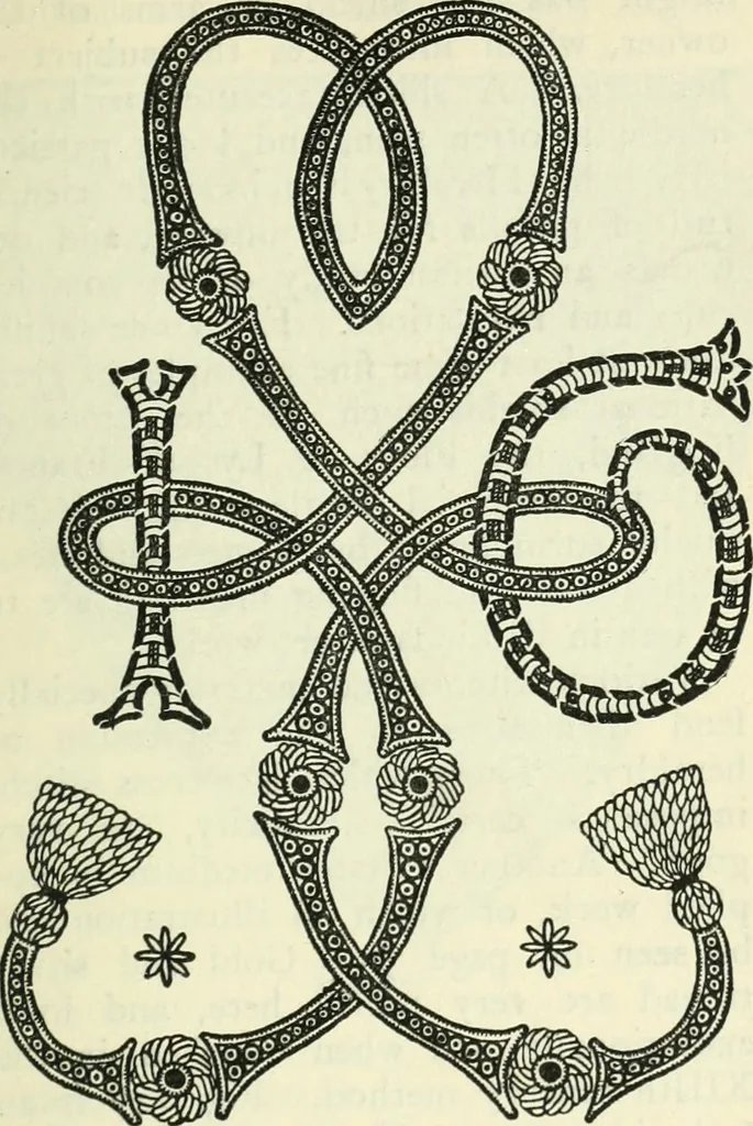 An illustration from Embroidery and tapestry weaving : a practical text-book of design and workmanship, 1912, leaf 270
