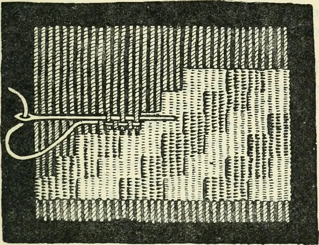An illustration from Embroidery and tapestry weaving : a practical text-book of design and workmanship, 1912, leaf 354