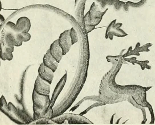 An illustration from Embroidery and tapestry weaving : a practical text-book of design and workmanship, 1912, leaf 387