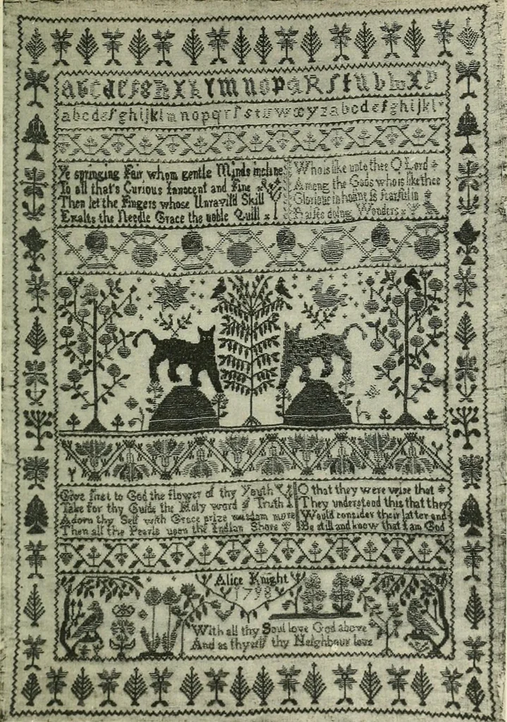 An illustration from Embroidery and tapestry weaving : a practical text-book of design and workmanship, 1912, leaf 390