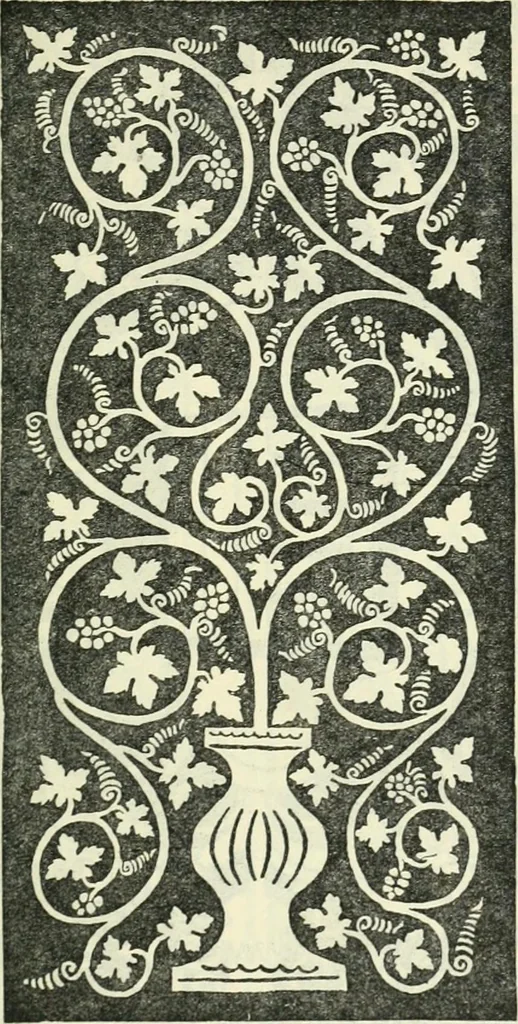 An illustration from Embroidery and tapestry weaving : a practical text-book of design and workmanship, 1912, leaf 64