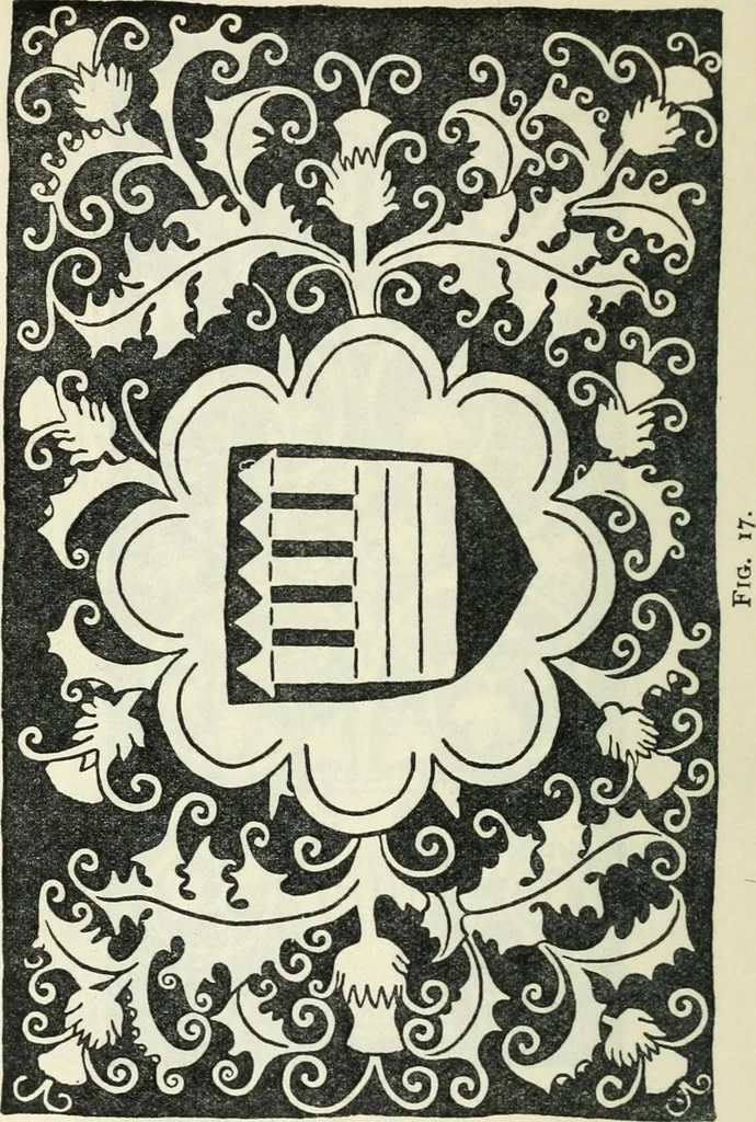 An illustration from Embroidery and tapestry weaving : a practical text-book of design and workmanship, 1912, leaf 65