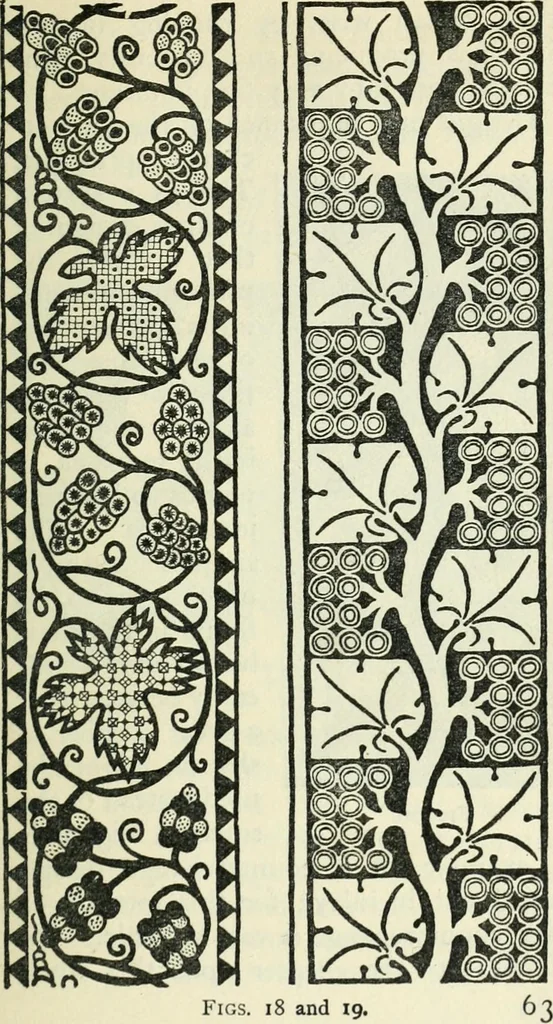 An illustration from Embroidery and tapestry weaving : a practical text-book of design and workmanship, 1912, leaf 66